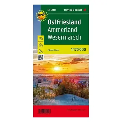 Ostfriesland, Ammerland, Wesermarsch, adventure guide 1:170,000