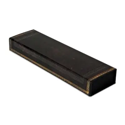 Black Moroccan (Old Leather Collection) Pencil Case - Paperblanks