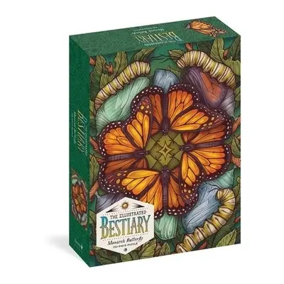 Illustrated Bestiary Puzzle: Monarch Butterfly (750 pieces) - Toll, Maia