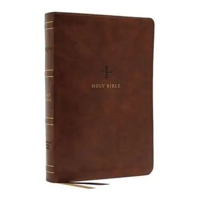 NRSV, Catholic Bible, Thinline Edition, Leathersoft, Brown, Comfort Print - Catholic Bible Press