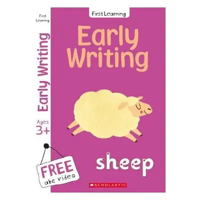 Writing workbook for Ages 3-5 (Book 1)This preschool activity book includes a free abc video - M