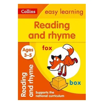 Reading and Rhyme Ages 3-5 - Collins Easy Learning