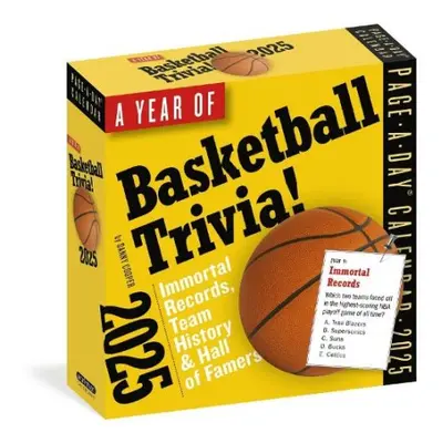 Year of Basketball Trivia Page-A-Day® Calendar 2025 - Calendars, Workman