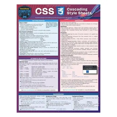 CSS - Cascading Style Sheets - Nixon, Robin