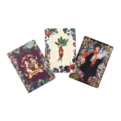 Harry Potter: Floral Fantasy Planner Notebook Collection (Set of 3) - Insight Editions