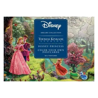 Disney Dreams Collection Thomas Kinkade Studios Disney Princess Color Your Own P - Kinkade, Thom