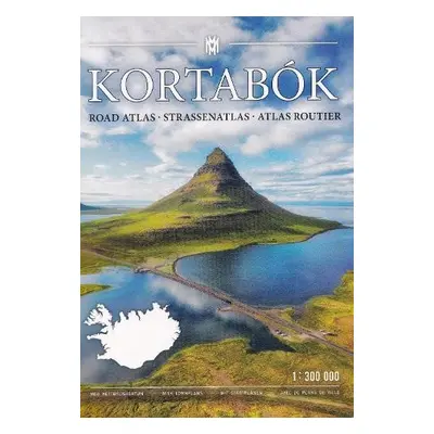 Iceland Road Atlas 1:300 000 Kortabok 2024-2026 - comprehensive edition