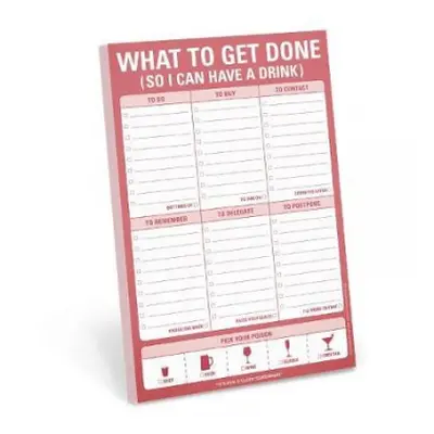 Knock Knock What to Get Done (So I Can Have A Drink) Pad