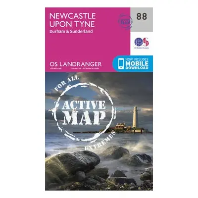 Newcastle Upon Tyne, Durham a Sunderland - Ordnance Survey