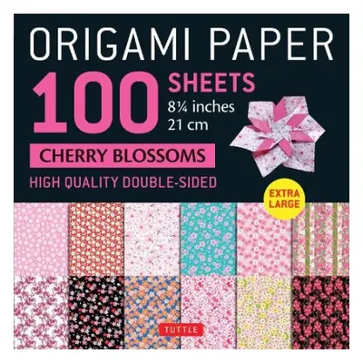 Origami Paper 100 sheets Cherry Blossoms 8 1/4" (21 cm)