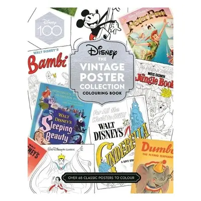 Disney The Vintage Poster Collection Colouring Book - Walt Disney