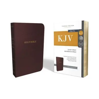 KJV Holy Bible: Giant Print with 53,000 Cross References, Burgundy Bonded Leather, Red Letter, C