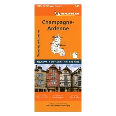 Champagne-Ardenne - Michelin Regional Map 515 - Michelin