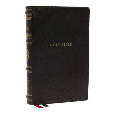 NKJV, Personal Size Reference Bible, Sovereign Collection, Leathersoft, Black, Red Letter, Thumb