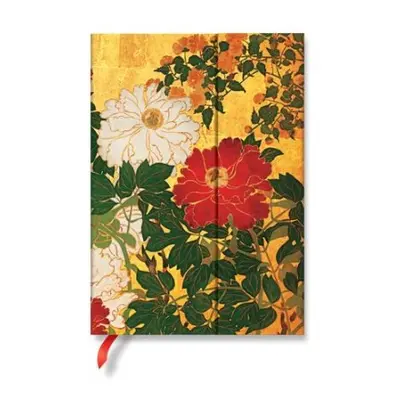 Natsu (Rinpa Florals) Midi Unlined Hardback Journal (Wrap Closure) - Paperblanks