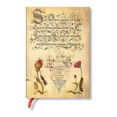 Flemish Rose (Mira Botanica) Midi Lined Hardcover Journal - Paperblanks