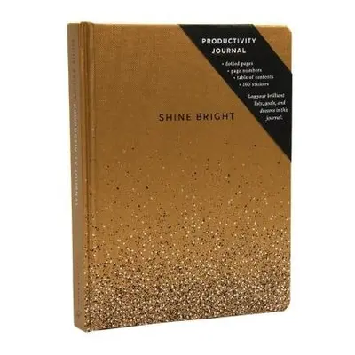 Shine Bright Productivity Journal, Gold