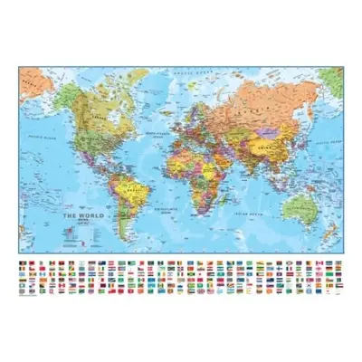 World political laminated