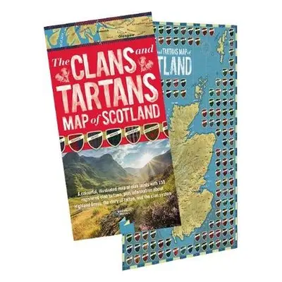 Clans and Tartans Map of Scotland - Waverley Books, Waverley Books