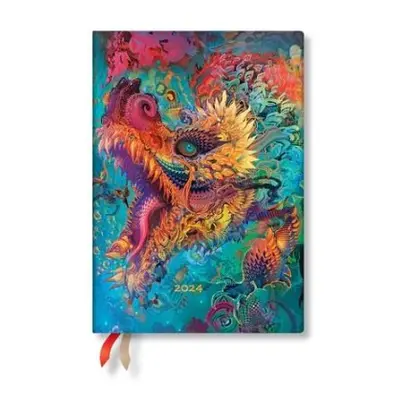 Humming Dragon (Android Jones Collection) Midi 12-month Dayplanner 2024 - Paperblanks