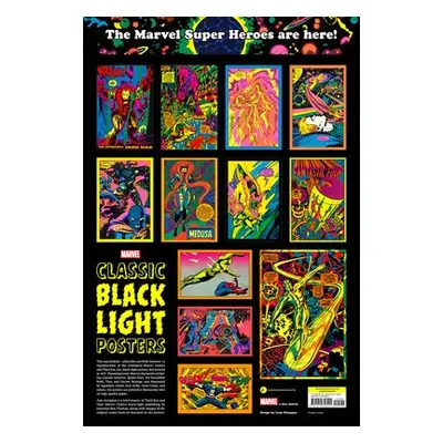 Marvel Classic Black Light Collectible Poster Portfolio - Marvel Entertainment