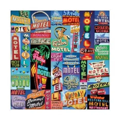 Vintage Motel Signs 500 Piece Puzzle - Galison