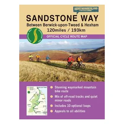 Sandstone Way Cycle Route Map - Northumberland - Liddle, Ted