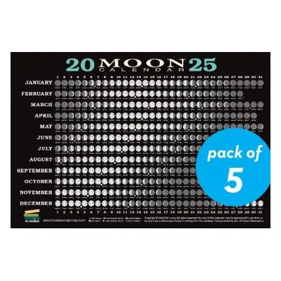 2025 Moon Calendar Card (5 Pack) - Long, Kim