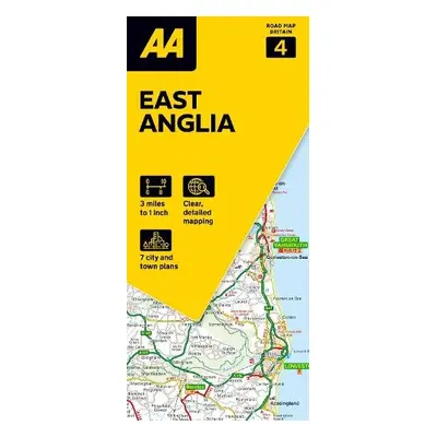 AA Road Map East Anglia