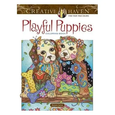 Creative Haven Playful Puppies Coloring Book (Working Title) - Sarnat, Marjorie