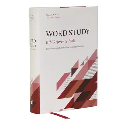 KJV, Word Study Reference Bible, Hardcover, Red Letter, Comfort Print - Thomas Nelson