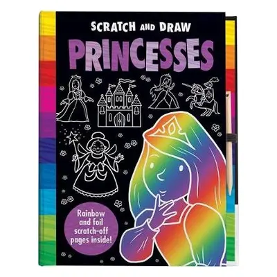 Scratch a Draw Princess - Scratch Art Activity Book - Lambert, Nat