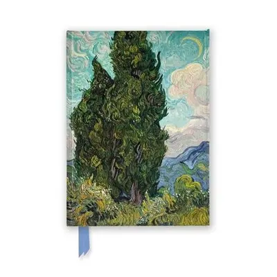 Vincent van Gogh: Cypresses (Foiled Journal)