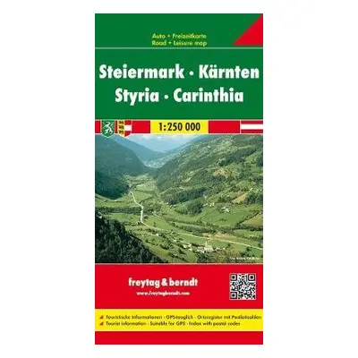 Styria - Carinthia Road Map 1:250 000 - Freytag a Berndt