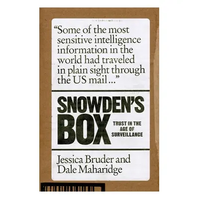 Snowden's Box - Bruder, Jessica a Maharidge, Dale