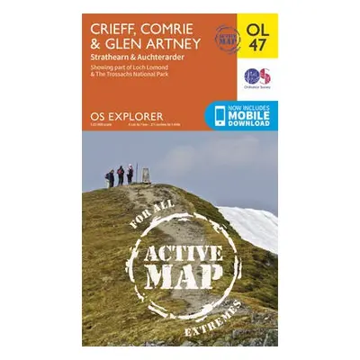 Crieff, Comrie a Glen Artney, Strathearn a Auchterarder - Ordnance Survey