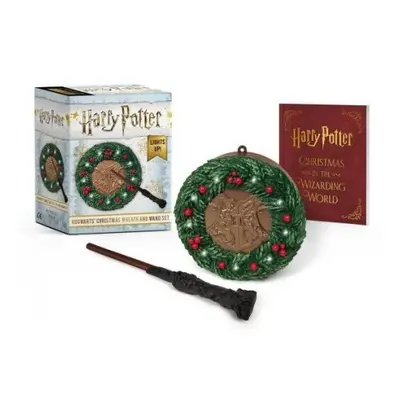 Harry Potter: Hogwarts Christmas Wreath and Wand Set - Lemke, Donald