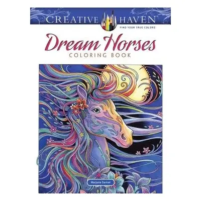 Creative Haven Dream Horses Coloring Book - Sarnat, Marjorie