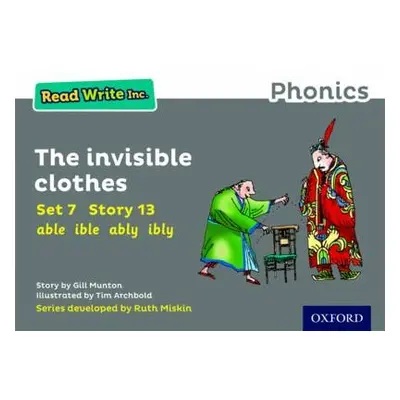 Read Write Inc. Phonics: The Invisible Clothes (Grey Set 7 Storybook 13) - Munton, Gill