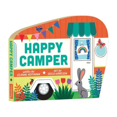 Happy Camper Shaped Board Book - Mudpuppy a Hoffmann, Jilanne