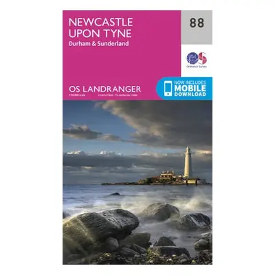 Newcastle Upon Tyne, Durham a Sunderland - Ordnance Survey