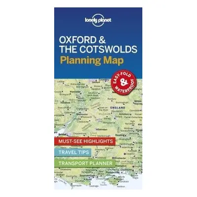 Lonely Planet Oxford a the Cotswolds Planning Map - Lonely Planet