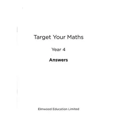 Target Your Maths Year 4 Answer Book - Pearce, Stephen