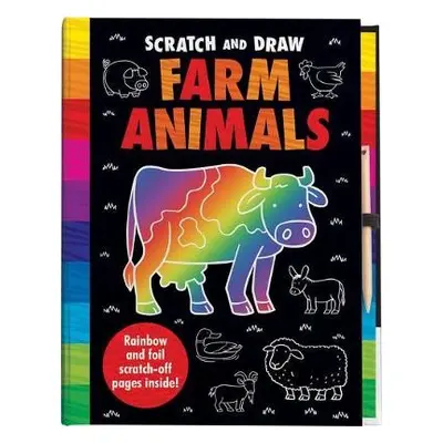 Scratch and Draw Farm Animals - Scratch Art Activity Book - Over, Arthur