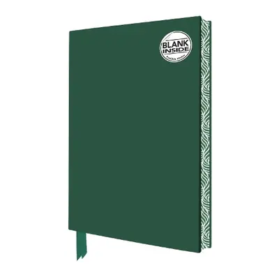 Racing Green Blank Artisan Notebook (Flame Tree Journals)