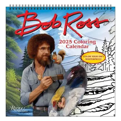 Bob Ross 2025 Coloring Wall Calendar - Ross, Bob