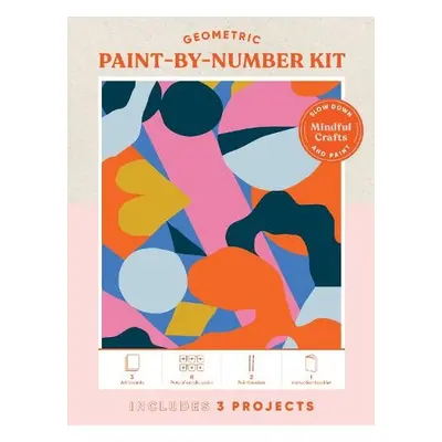 Mindful Crafts: Geometric Paint-by-Number Kit - Chronicle Books