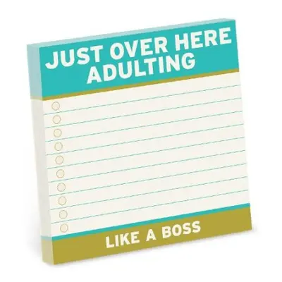 Knock Knock Adulting Sticky Notes (4 x 4-inches) - Knock Knock