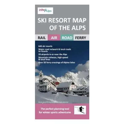 Ski Resort Map of the Alps