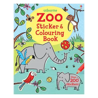 Zoo Sticker and Colouring Book - Greenwell, Jessica